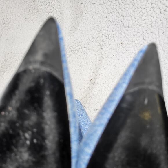 Alexander Wang Delphine 90mm denim Boots EU 35.5 US 55 - Picture 6 of 9